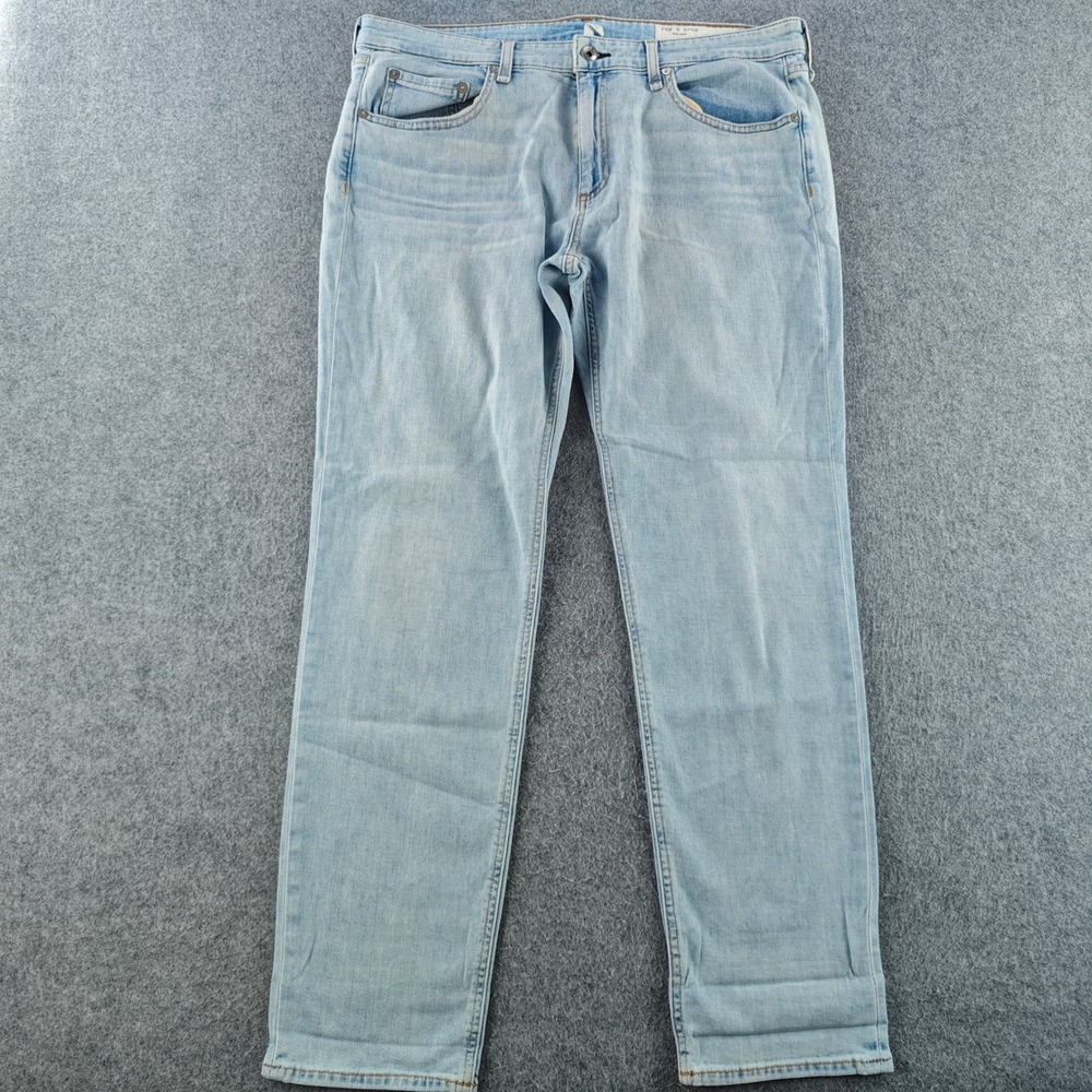 Rag & Bone Dre Low-Rise Slim Boyfriend Jeans Womens 31 Jade Light Wash Denim